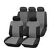 thumbnail image 1 of FUNDA CUBRE ASIENTOS BD 9 PIEZAS TOTALES CON 5 CABECERAS NEGRO/GRIS GOODCAR, 1 of 1