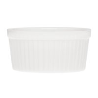 Star Fine Porcelain - Set De 12 Pocillos Para Soufle Blancos 9 Cm Star