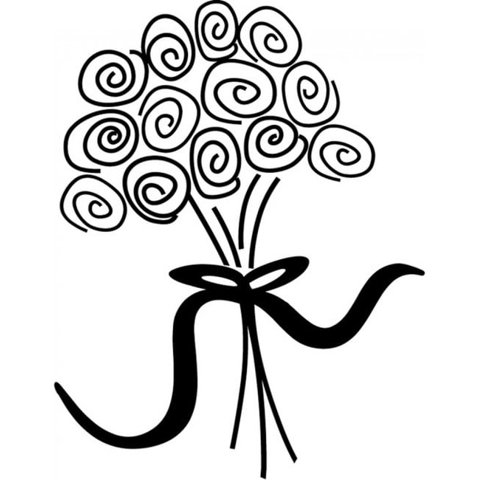 Rienda Libre Graphics - Decomural Rose Flowers Floral Ws-17095