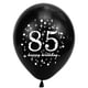 thumbnail image 3 of Globo SHUNTAI 30 cm 85.º Cumpleaños Negro y Dorado, 3 of 7