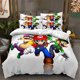 thumbnail image 1 of Game Characters Super Mario Bedding Set,Mario Bros Duvet Cover Friend Children Boys Girls Kids Hoilday Gift Bed Sheets, 1 of 5