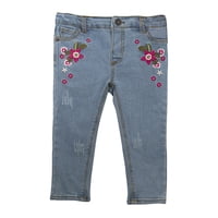 Pumucki - Jeans Con Bordado Niña Talla 6-9M