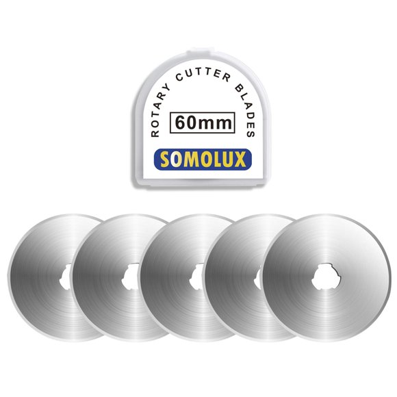 Cuchillas Rotativas SOMOLUX 60 mm Pack de 5 Acero SKS-7