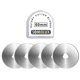 thumbnail image 1 of Cuchillas Rotativas SOMOLUX 60 mm Pack de 5 Acero SKS-7, 1 of 7