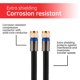 thumbnail image 3 of Cable coaxial GE RG6 de 15,2 m con conectores tipo F con blindaje cuádruple, 3 of 8
