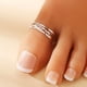 thumbnail image 1 of Gorgeous Copper Toe Ring: Adjustable Decoration for Women & Girls - Perfect for Summer Beach!, 1 of 5