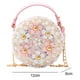 thumbnail image 2 of Bolso bandolera para niña con flores de perla, minibolsos de princesa adorables, 2 of 5