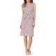 thumbnail image 2 of INSPIRE CHIC Vestido sin mangas de tweed para mujer, atuendo de maestra para el regreso a clases, vestido de oficina con cuello barco, talla M, rojo, 2 of 5
