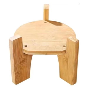 Magideal - Soporte Para Dispensador De Bebidas, Base Redonda, Soporte Para Dispensador De Agua, Soporte Artesanal Portátil De Madera Para Restaurante, Cocina, Va