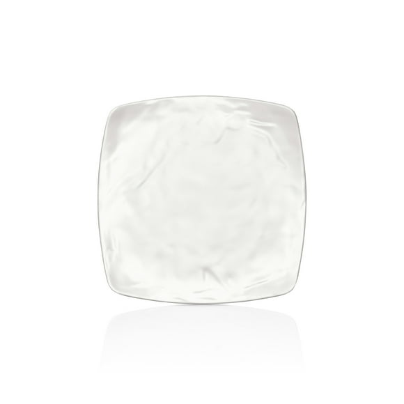Plato Melamina Cuadrado Blanco 21.5 X 21.5 Cm Linea Carre