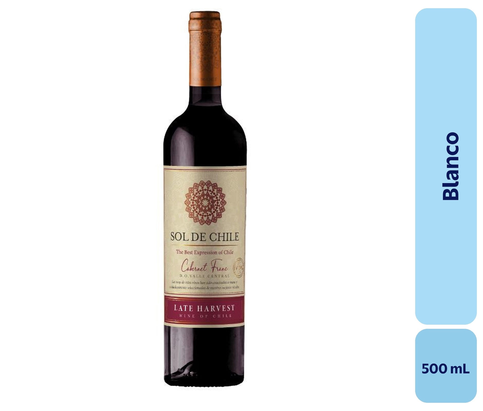 Vino Blanco Botella 500 mL Sol De Chile