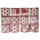 thumbnail image 1 of Pack 12 Mallas Navidad Cinta Decorativa Dearbol 6,3cm*2,7mts Multicolor Geometrico, 1 of 3