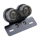 thumbnail image 3 of 10W 20-led luz de cola de motocicleta integrada lámpara de señal de giro de luz de conducción y freno con soporte de matrícula, 3 of 3