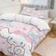 thumbnail image 1 of Cinnamoroll 3-Piece Twin Bed Set - Includes 1 Single Comforter And 2 Pillowcases Bedding - Fade Resistant Microfiber - Cinnamoroll, 1 of 4
