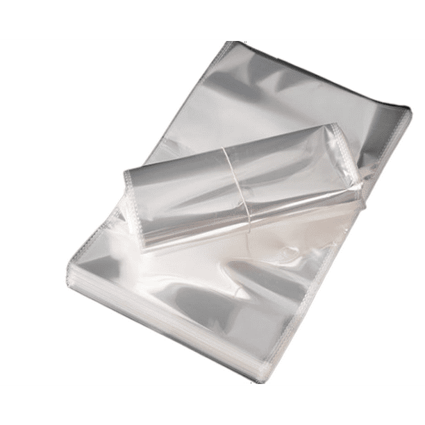 Bolsas de plástico reutilizables para pan casero - Paquete de 100 bolsas transparentes con lazos - Bolsas para pan
