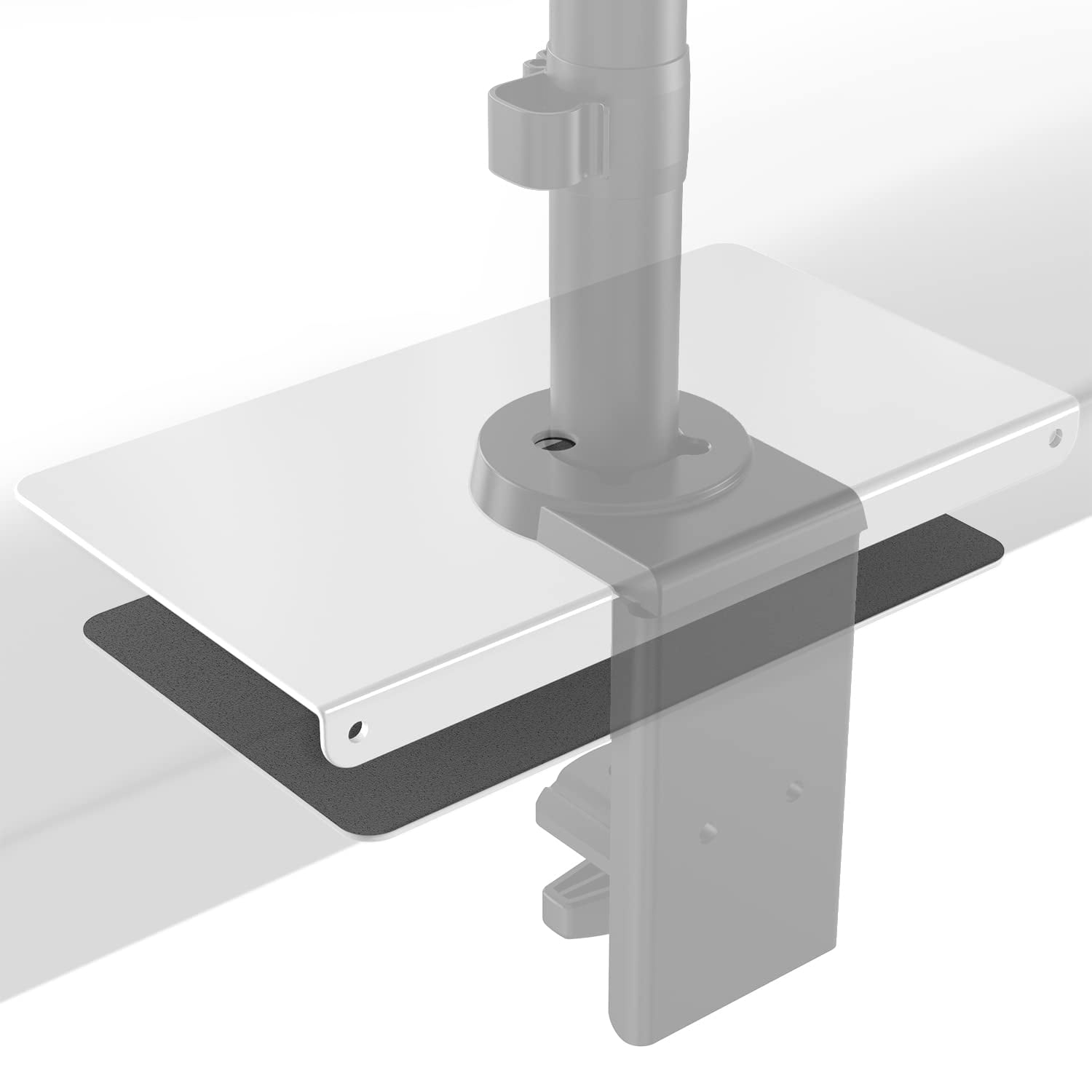 Brazo De Monitor Wali Cgrp-w Con Refuerzo De Acero Blanco