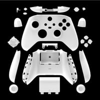 Kit De Reemplazo Carcasa Electrochapada Aaronmei Xbox Series X/S Blanco