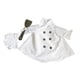 thumbnail image 5 of Porche Ganso Chef Traje Arte Decoración Charm Tela Decorativa Para Fiesta Blanco, 5 of 5