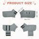 thumbnail image 2 of Uxcell Abrigo Secado para Perros, Batas para Perros para Después del Baño Bata Súper Absorbente Toalla Suave Ajustable, (XL, Gris), Diseñado para Secado Rápido Mantener Calor Mascotas, 2 of 7