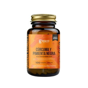 Ri&Co - Curcumin Pimienta Negra Tableta 100