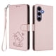 thumbnail image 1 of Funda de Gato tipo Libro para Samsung Galaxy S25, Rosa, 1 of 6