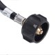 thumbnail image 4 of Manguera de propano GasSaf RV de 4 pies con conector QCC1, Acme x 1/4 pulgadas con destello macho invertido, 4 of 5