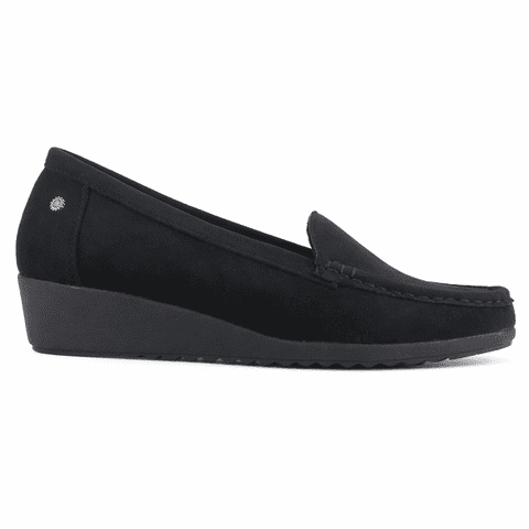 Mocasin Negro Mujer Casual Chalada Malu