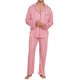 thumbnail image 2 of INSPIRE CHIC Conjunto de Pijamas Familiares Navideños a Juego con Cuello de Solapa a Rayas y Botones, Manga Larga, con Bolsillo ["Hombres"] XX-Grande a Rayas, 2 of 5