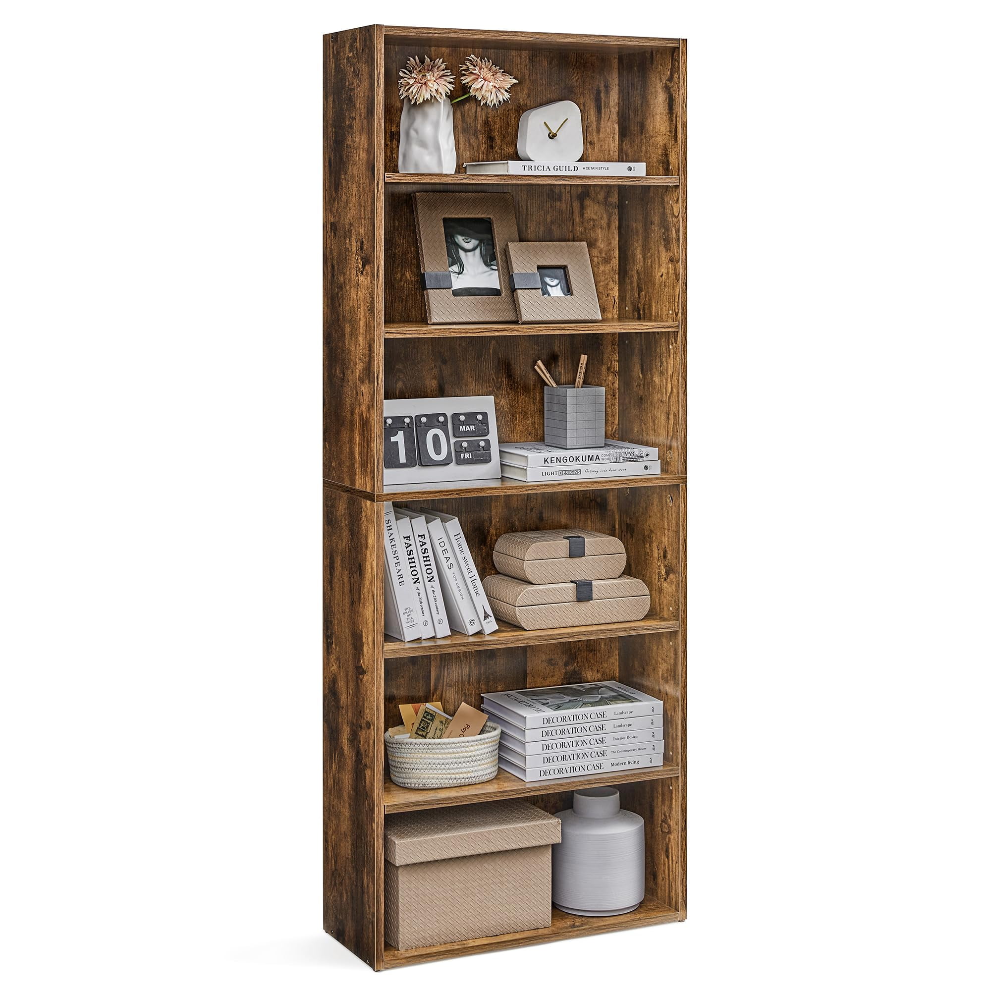Librería Vasagle Custos Collection, Almacenamiento Abierto De 6 Niveles