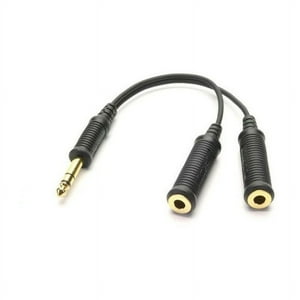 Cable Splitter Y Grado 6.3Mm A Doble 6.3Mm