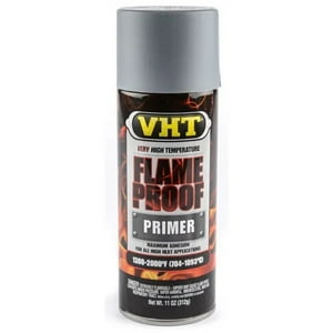 Vht Flameproof Primer Pintura Alta Temperatura Escapes Gris