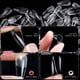 thumbnail image 3 of 500 puntas de uñas transparentes, puntas de gel suave de cobertura total para extensiones de uñas en remojo - Uñas postizas acrílicas en 12 tamaños, 3 of 5