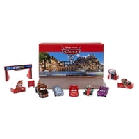 Set De Vehículos De Juguete Mattel Disney Pixar Cars 5 Cars Con Carro De Herramientas