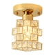 thumbnail image 5 of Luz De Techo De Cristal Moderna Al Ras Para Pasillo Entrada Pasillo, 5 of 5