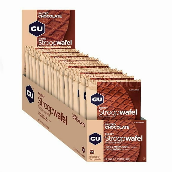 GU Box Energy Stroopwafel, Salted Chocolate (GF)