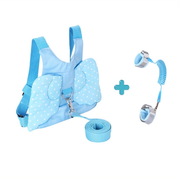 3 In 1 Toddler Harness Leashes- Baby Leash&Anti Lost Wrist Link, Kids Safety Traction Strap Belt For 1-5 Years Children Walking,Suitable For Boys/Girls