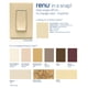 thumbnail image 3 of Placa de pared Leviton Renu REWP3-GC de tres elementos, sin tornillos, a presión, 3 of 3