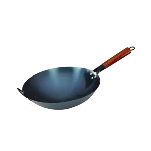 Bothyi - Sartén Wok A Gas Universal Para Hervir Con Mango De Madera Sartén Para Saltear 38Cm