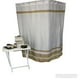 thumbnail image 1 of Cortina Baño Yute Bolillo Beige, 1 of 3