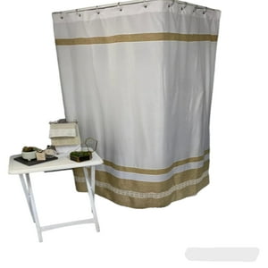 Gios - Cortina Baño Yute Bolillo Beige
