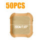thumbnail image 3 of Papel para Freidora de Aire Desechable Cuadrado de 20cm, Moldes de Pergamino Antiadherente para Air Fryer, Pack de 50 Unidades, 3 of 8