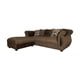 thumbnail image 3 of Sofá Seccional New Dominga 3 Cuerpos Chenille Tipo Lino Cafe, 3 of 4