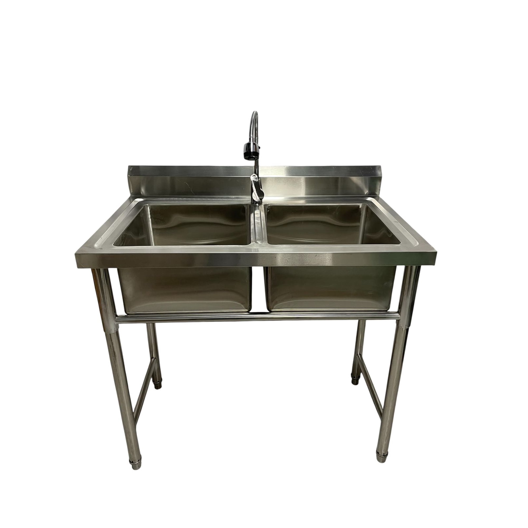 Dhi - Lavafondos 100x60 Doble Industrial Acero Inox.