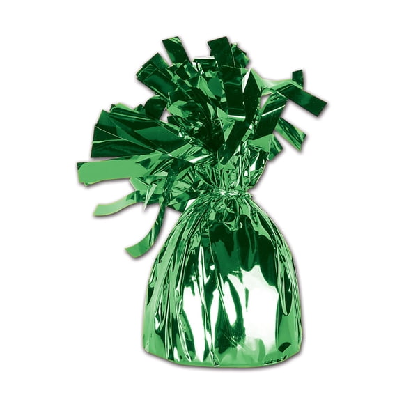 Balon Weight Beistle Green Metallic, paquete de 6
