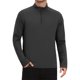 thumbnail image 1 of INSPIRE CHIC Camiseta Atlética de Manga Larga con Protección Solar y Cremallera 1/4 para Hombre Talla L Negro, 1 of 6