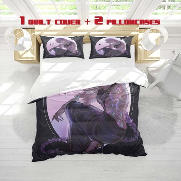 3pcs Rumi Style Printed Three Piece Bedding Set Soft Duvet Cover And Two Pillowcases