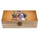 thumbnail image 1 of Los Niños de la Libertad Caja Organizadora de Madera Rústica - Caja Decorativa Multifuncional para Escritorio, Hogar, Oficina, Joyas y Manualidades, 1 of 6
