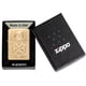 thumbnail image 5 of Encendedor de bolsillo Zippo Lucky Horseshoe, diseño de latón pulido, 5 of 5