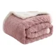 thumbnail image 2 of Frazada Polar Con Chiporro 2 Plazas Rosa, 2 of 3