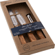 thumbnail image 1 of LAGUIOLE 3 CUCHILLOS COCINA MANGO MADERA OLIVO 12mm (Caja Kraft), 1 of 3